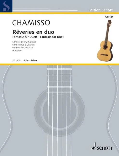 Mayran de Chamisso, Olivier : Mayran de Chamisso, Olivier : Fantasia for Duet, 6 Pieces – 2 guitars – Schott Digital