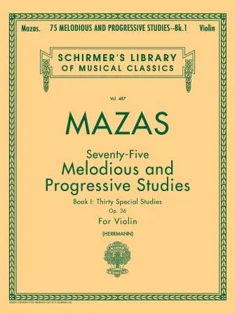 Mazas: 75 Studies, Op. 36 – Book 1: Etudes Speciales