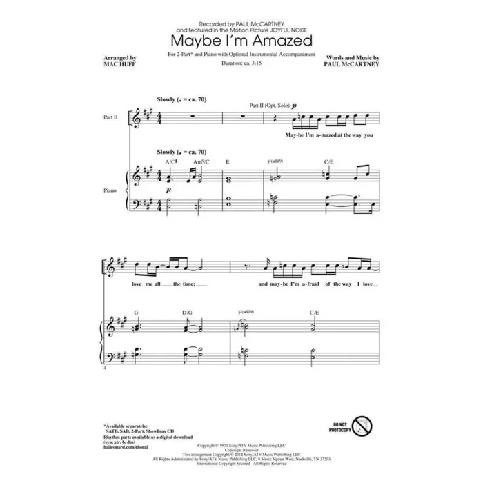 McCartney, Paul – Maybe I’m Amazed