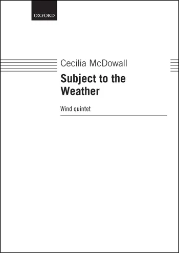 McDowall : McDowall: Subject to the Weather Subject to the Weather uses the Welsh folk song (OUP DIGITAL)