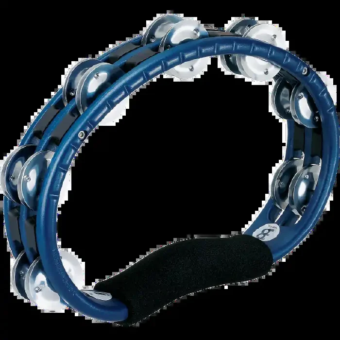Meinl ABS Plastic Hand Held Tambourine, Double Row, Aluminium Jingles, Blue TMT1A-B