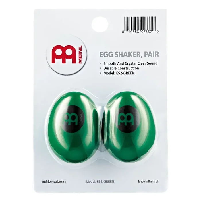 Meinl Egg Shakers Pair Green ES2-G