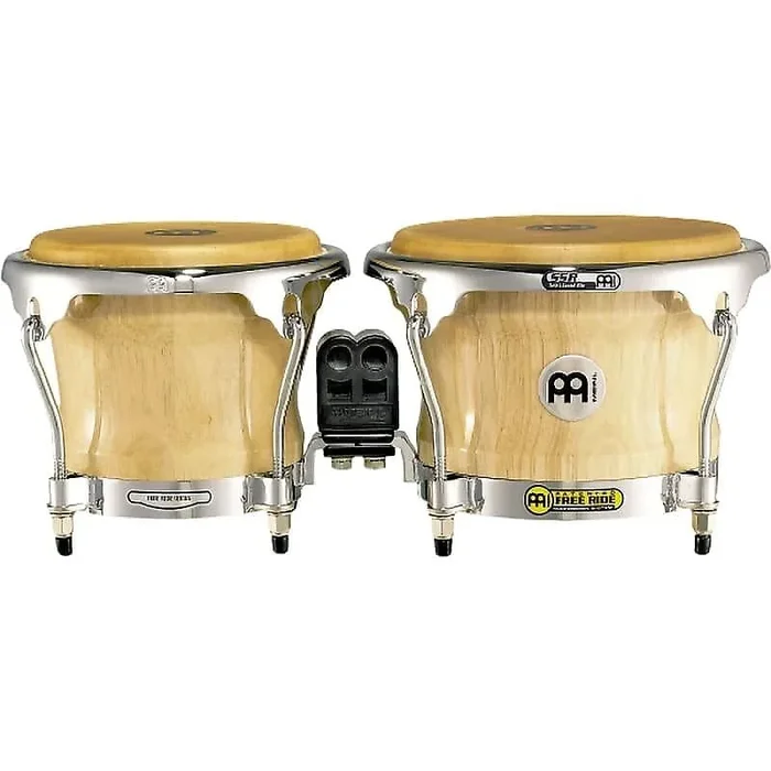 Meinl FWB400NT 7 ” & 8 1/2 ” Professional Series Wood Bongos in Natural Finish
