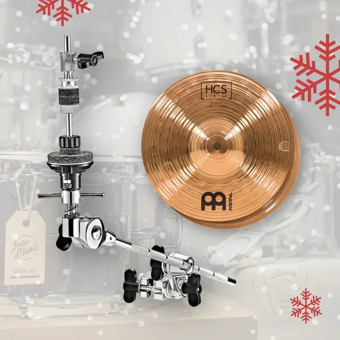 Meinl HCS Splash Cymbal 10″ w/ Boom Cymbal Arm