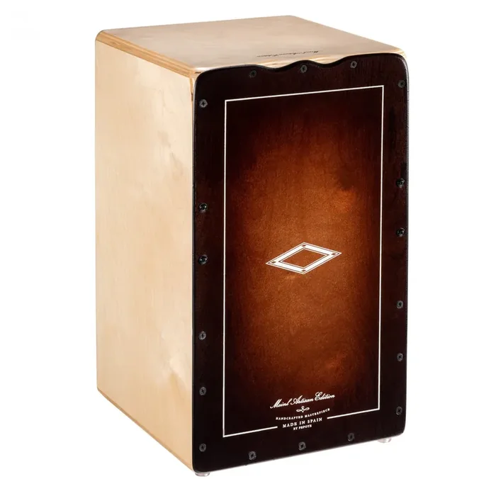 MEINL Percussion Artisan Edition Series String Cajon Soleá Line – Espresso Burst