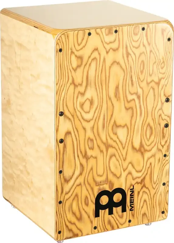 MEINL Percussion Woodcraft Professional Series String Cajon – Makah Burl