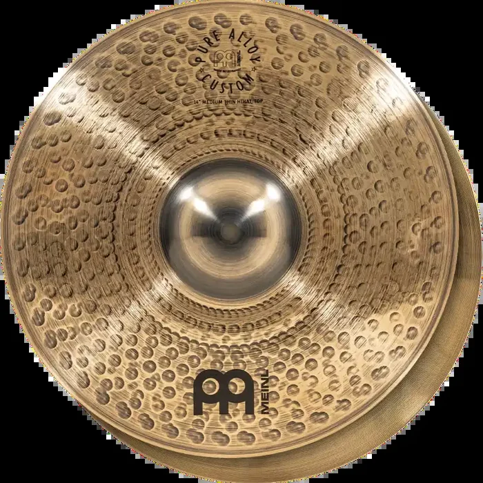 Meinl Pure Alloy Custom 14″ Medium Thin Hi-Hats PAC14MTH