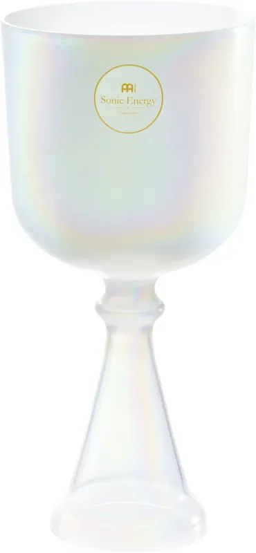 Meinl Sonic Energy Crystal Singing Chalice, 5.5″/14 cm, Note A4, Creamy, Brow Chakra