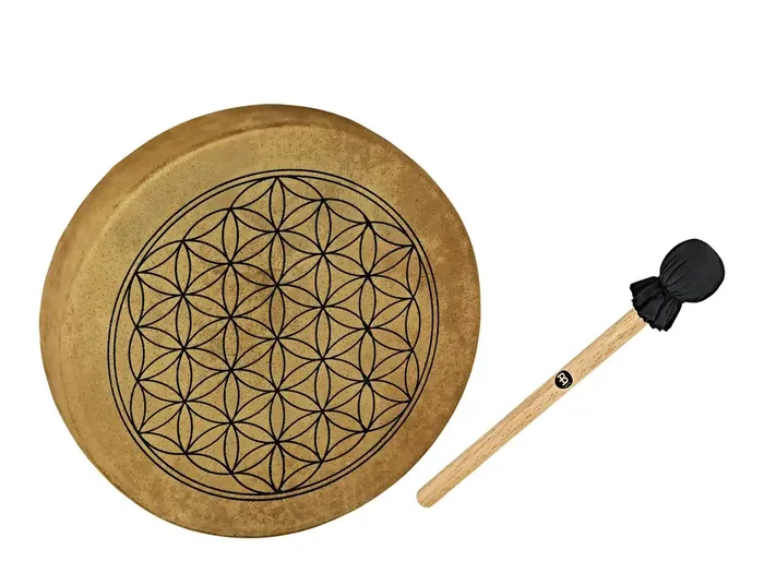 Meinl Sonic Energy Native American-Style Hoop Drum – 15″ / 38 cm flower of life