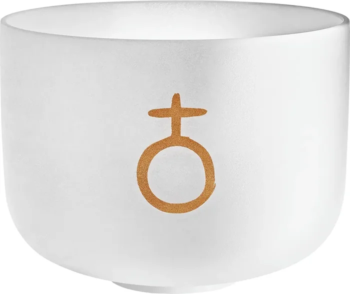 Meinl Sonic Energy Planetary Tuned Crystal Singing Bowl, 12″ / 30 cm, Earth-Year / Om 136.10 Hz, Heart Chakra