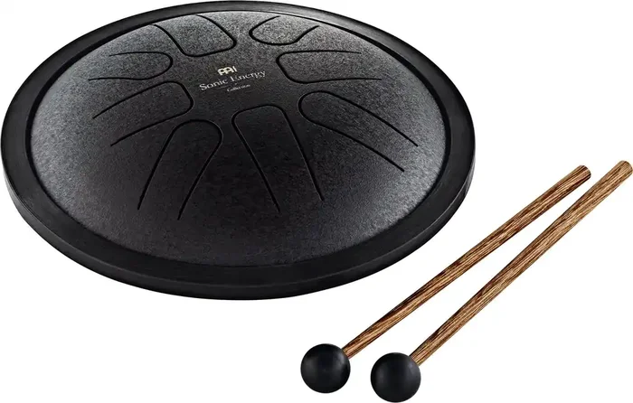 Meinl Sonic Energy Small Steel Tongue Drum F Minor, Black / 7″/18 cm