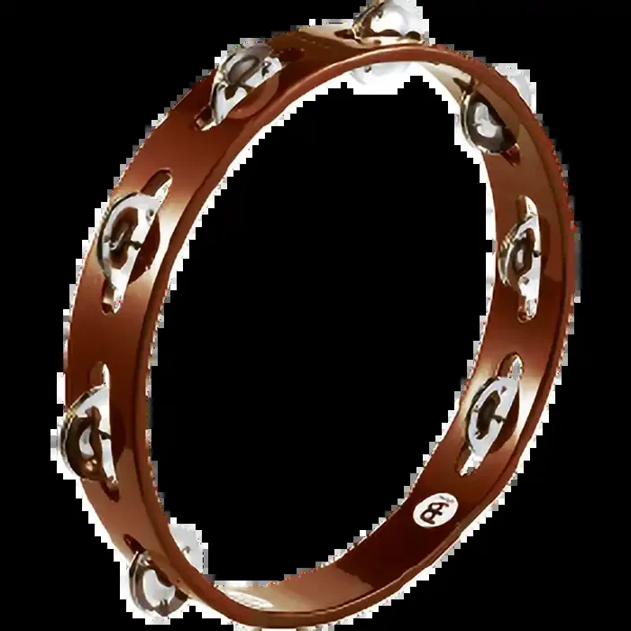 Meinl Wood Tambourine, Steel Jingles African Brown 10″