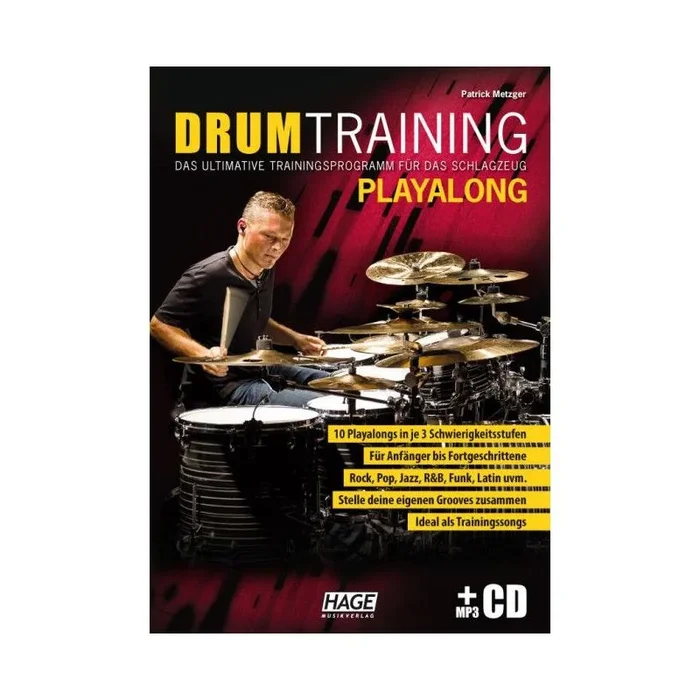 Metzger, Patrick – Drum Training Playalong (with MP3-CD)