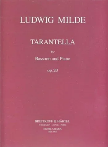 Milde : Tarantella Op.20: Bassoon (Musica Rara)