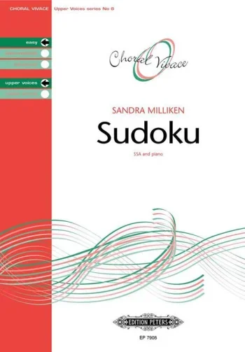 Milliken : Sudoku: Ssa And Piano: Easy Upper Voices (Choral Vivace)