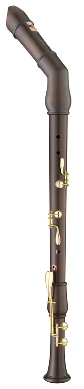 Moeck Flauto Rondo Knick Bass Recorder in Stained Maple