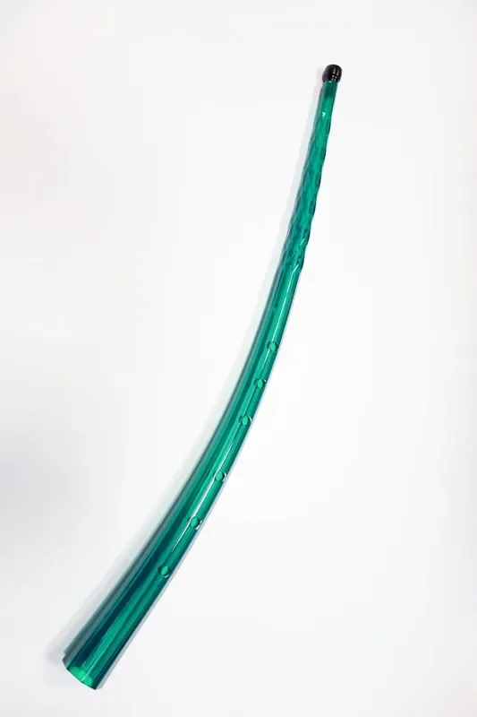 Monk Cornetto in G (a440) – Green Crystal Resin – by Jeremy West