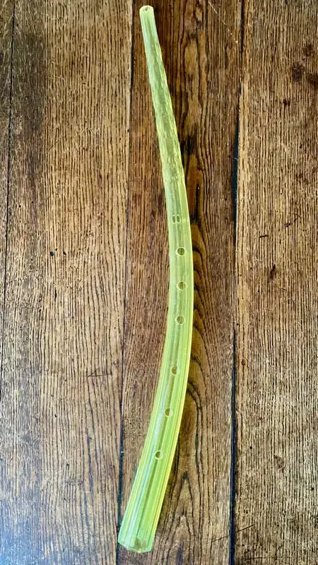 Monk Cornetto in G (a440) – Yellow Crystal Resin – by Jeremy West