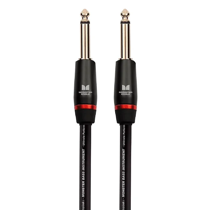 Monster BASS Bass Guitar Cable 21ft (6.4m), Straight-Straight