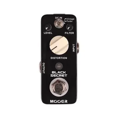 Mooer (MDS1) Micro Series Black Secret Distortion Guitar Effects Pedal