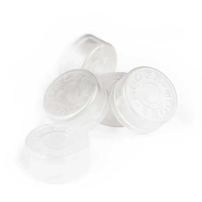 MOOER Stomp Box FX Footswitch Toppers, White, 5-Pack
