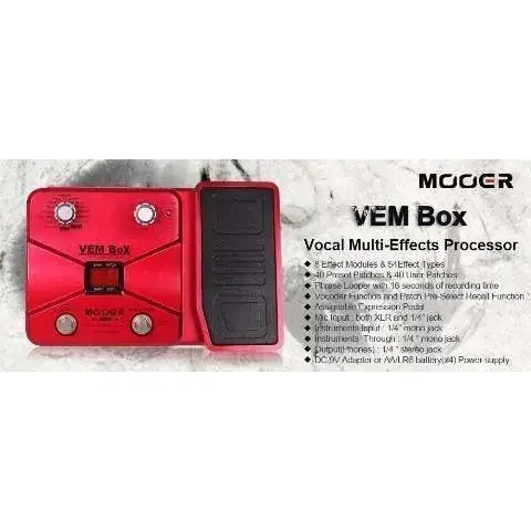 MOOER VEM Box Vocal Multi Effects Processor
