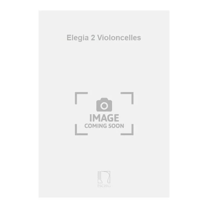 Moss, John – Elegia 2 Violoncelles
