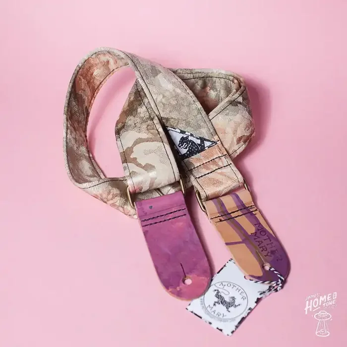 Mother Mary Company handmade guitar strap – ‘Dusty Dress‘