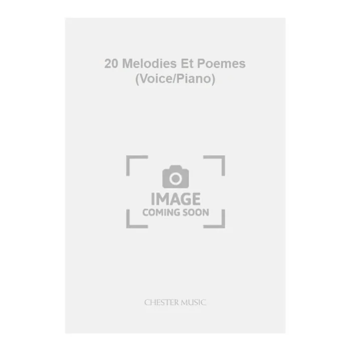 Moulaert, Raymond – 20 Melodies Et Poemes (Voice/Piano)