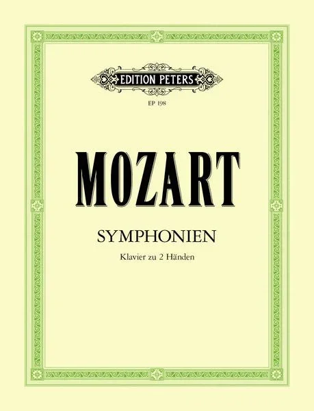 Mozart: 6 Symphonies (arr. for solo piano)