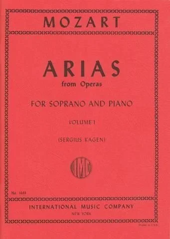 Mozart : Arias: 1: Soprano: Vocal (Kagen)