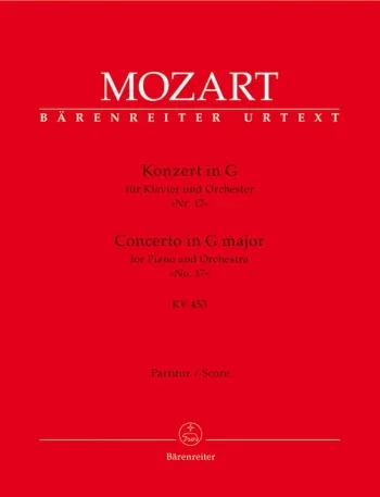 Mozart : Concerto No.17 K453 2 Piano: Score (Barenreiter)