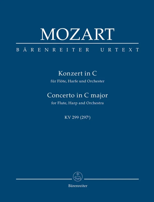 Mozart: Flute & Harp Concerto C K299 – Study Score