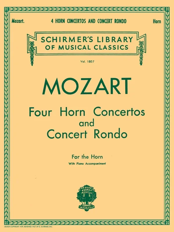 Mozart Four Horn Concertos and Concert Rondo