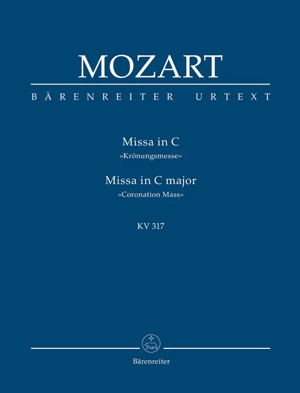 Mozart: Mass in C Coronation Mass – Study Score