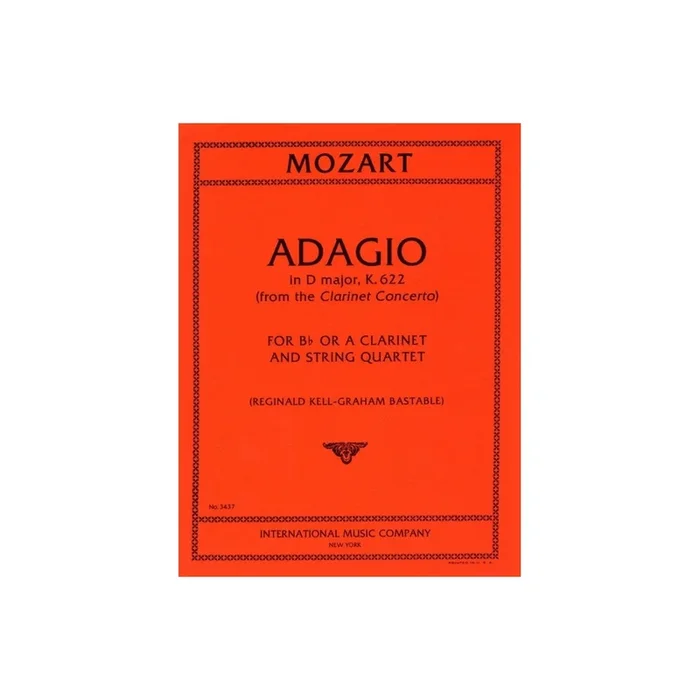 Mozart, Wolfgang Amadeus – Adagio in D major KV622