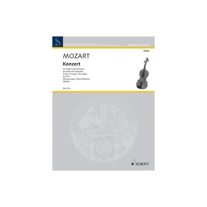 Mozart, Wolfgang Amadeus – Concert D Major KV 218