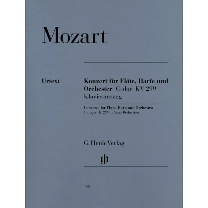 Mozart, Wolfgang Amadeus – Concerto for Flute, Harp and Orchestra C major KV 299 (297c)