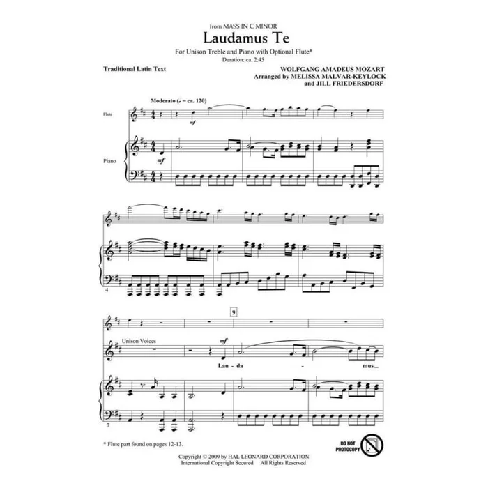 Mozart, Wolfgang Amadeus – Laudamus Te