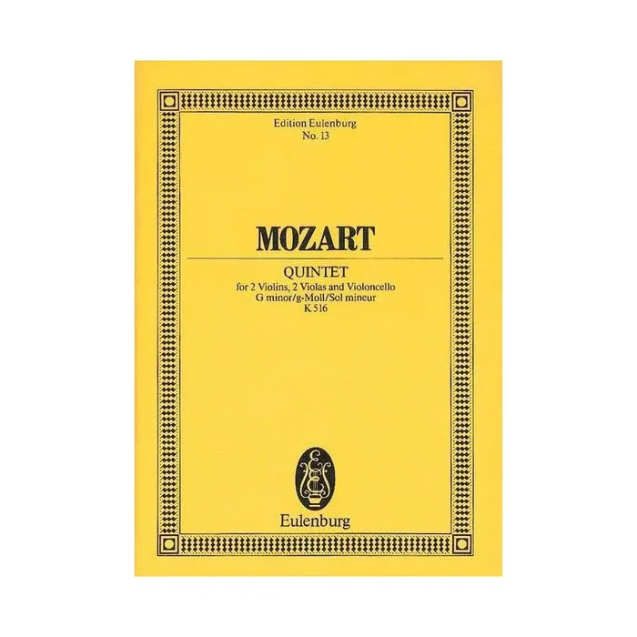 Mozart, Wolfgang Amadeus – String Quintet G minor KV 516