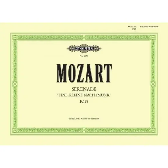 Mozart, Wolfgang Amadeus Serenade in G major K525, “Eine kleine Nachtmusik”