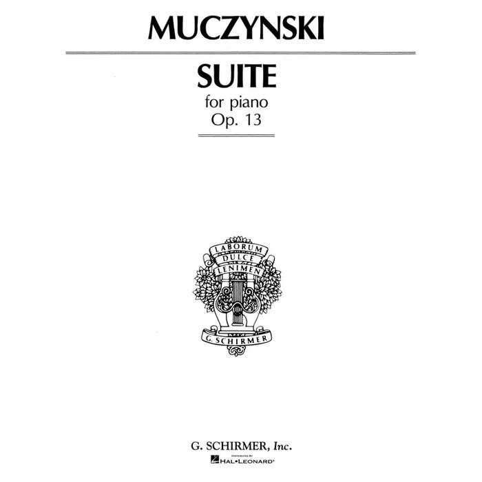 Muczynski, Robert – Suite, Op. 13