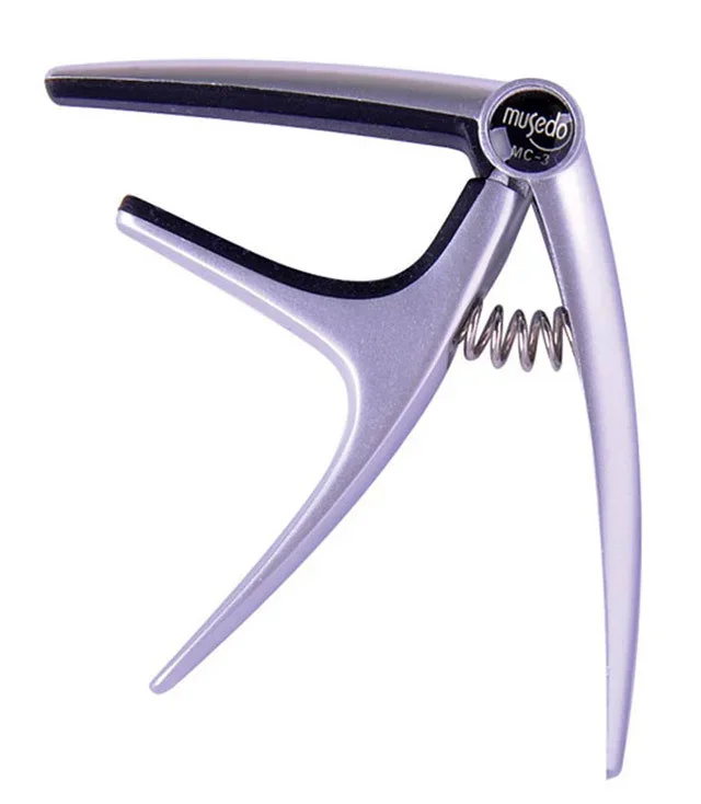Musedo MC-3 Ukulele Capo in Silver Finish