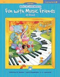 Music for Little Mozarts Coloring, Book 3: Fun With Music Friends at School