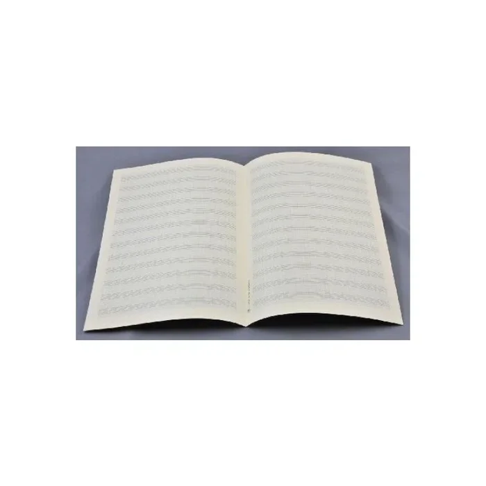 Music manuscript paper 12 staves with ledger lines