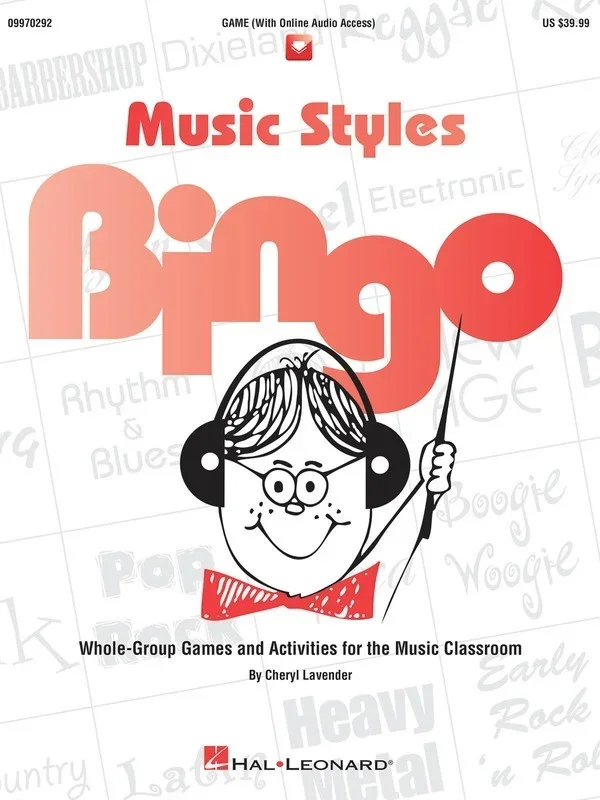 Music Styles Bingo Game/CD (Softcover Book/CD)