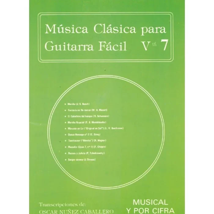 Música Clásica para Guitarra Fácil, Volumen 7