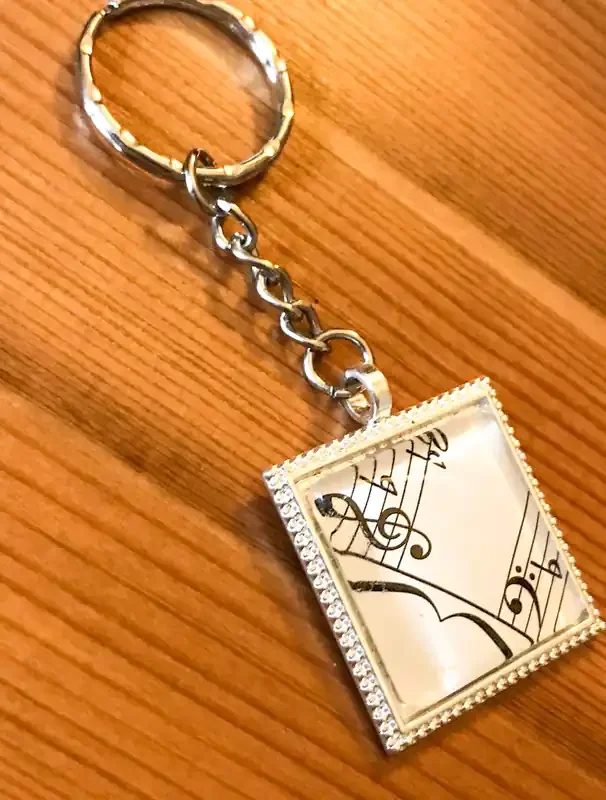 Musical Notation Keyring