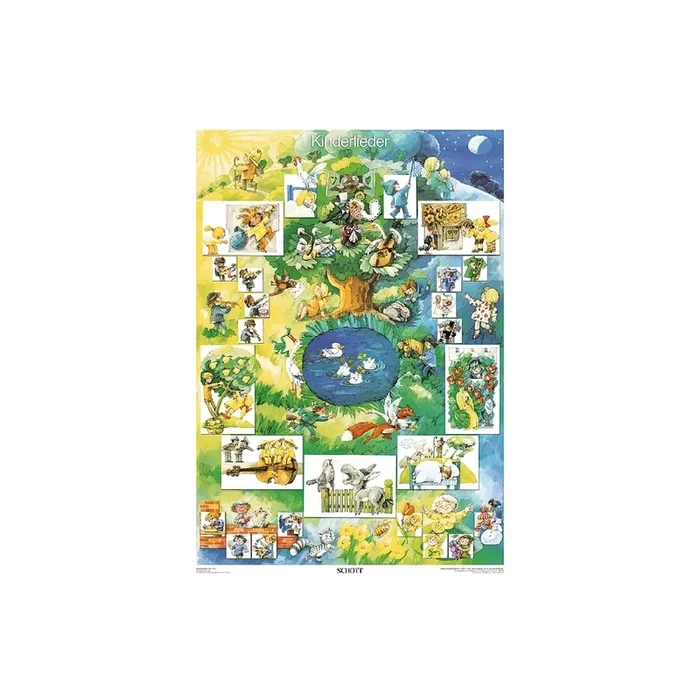 Musik und Tanz für Kinder – Kinderlieder-Poster