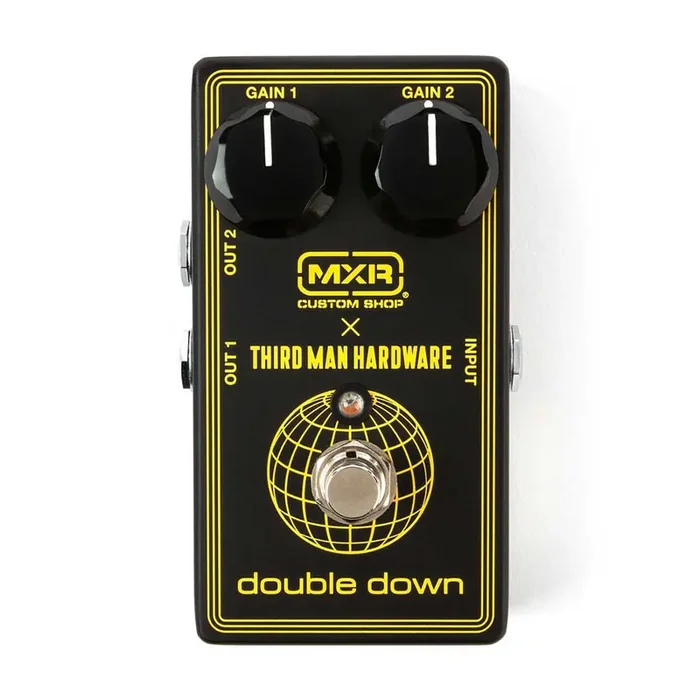 MXR Custom Shop CSP042 Third Man Hardware Double Down Booster Guitar Effects Pedal
